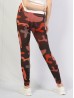 High Waist Camo Stretchy Denim Legging (Non-Fleeced) (One Size)
